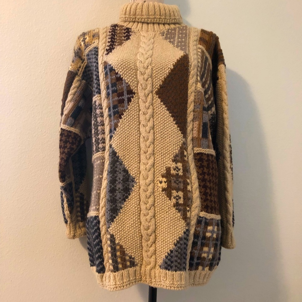 Vintage Nan Hadden NWT 100% Wool turtleneck Size M sweater